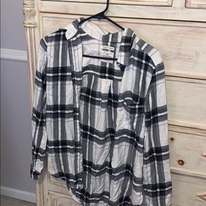 Black and white flannel